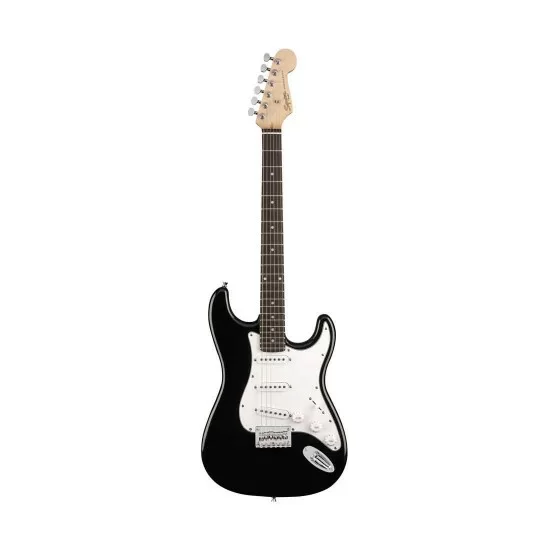 Black electric guitar deals fender